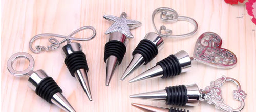 Load image into Gallery viewer, Heart-Shaped Wine Opener and Stopper Set
