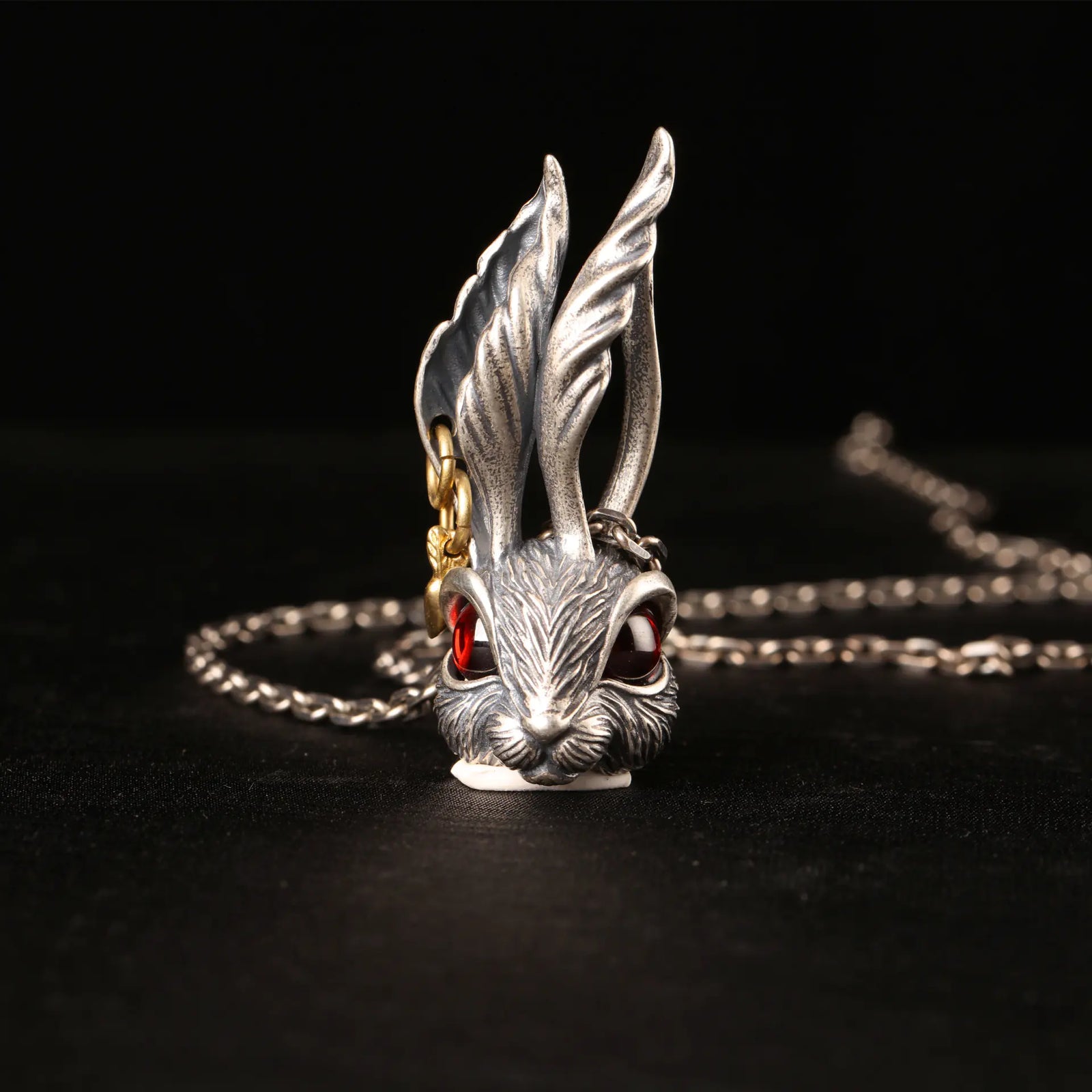 Cute Rabbit Necklace for Men and Women - Punk Rock Style