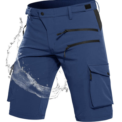 Wespornow Mens-Hiking-Shorts Tactical Shorts Lightweight-Quick-Dry-Outdoor-Cargo-Casual-Shorts for Hiking Cycling (Indigo Small)
