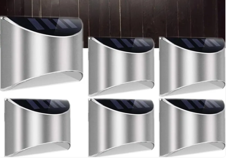 Éclairage solaire extérieur pour escaliers, lampe de couloir pour marches, éclairage paysager extérieur pour balcon, jardin, parc