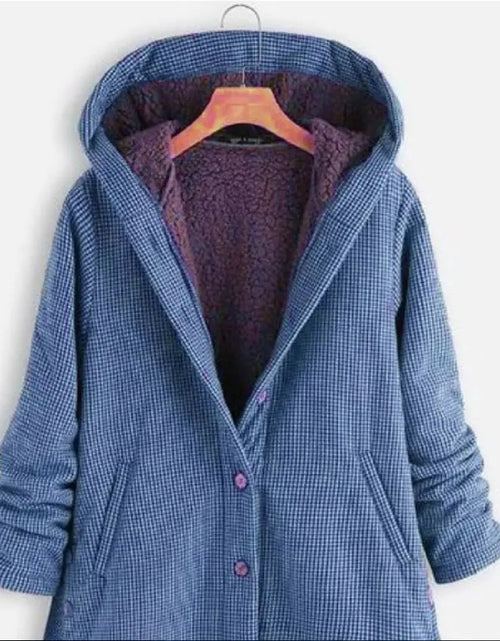 Charger l'image dans la visionneuse de galerie, Veste à capuche unie et veste à carreaux
