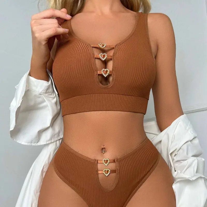Ensemble de lingerie caraco en dentelle de style européen et américain