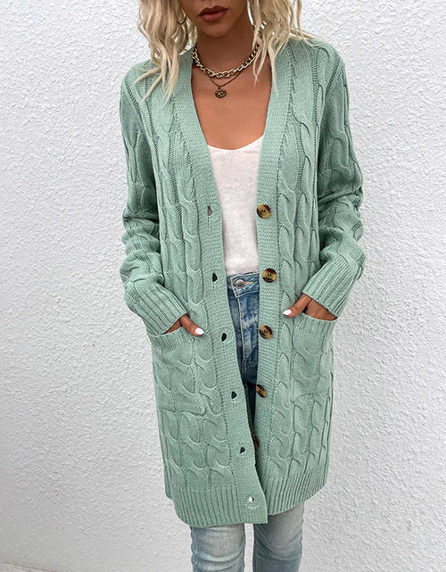 Cargar imagen en el visor de la galería, Prendas de punto chic para el otoño: suéteres de estilo europeo y americano para una elegancia sin esfuerzo
