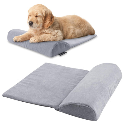 CuieTuee Dog Pillow Dog Calming Pillow for Small Dog & Cat Sleep Dog Neck Pillow for Joint Relief Sleeping Improve Anxiety Relief Pet Pillow with High Resilience Sponge