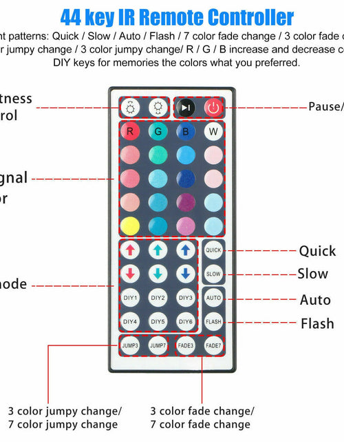 Load image into Gallery viewer, 32FT LED Strip Lights Remote Control Bedroom Waterproof for Indoor Outdoor Use
