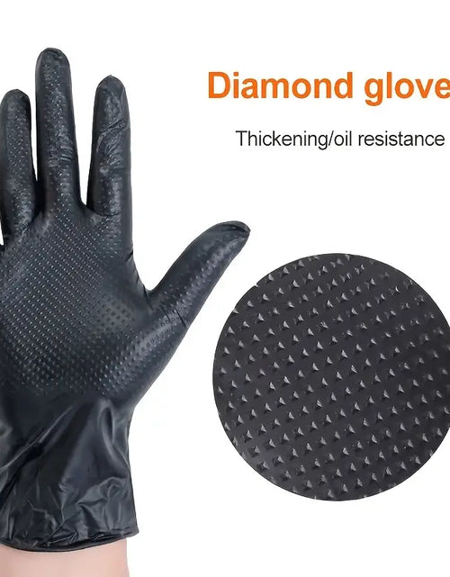 Load image into Gallery viewer, Diamond Pattern Nitrile Gloves
