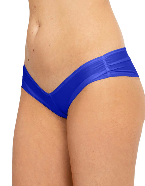 Load image into Gallery viewer, Pinup Doll - Low Rise - Scrunch Butt Shorts - Booty Shorts for Women - Cheeky Shorts - Pole Dance Shorts - Rave Shorts Blue
