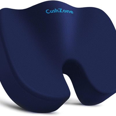 XXLSeat Cushion Office Car Seat Cushion Memory Foam Cushion for Office Chair Car Seat Airplane Bleacher Non-Slip Chair Pad Butt Pillow for Desk Wheelchair Car (Blue)