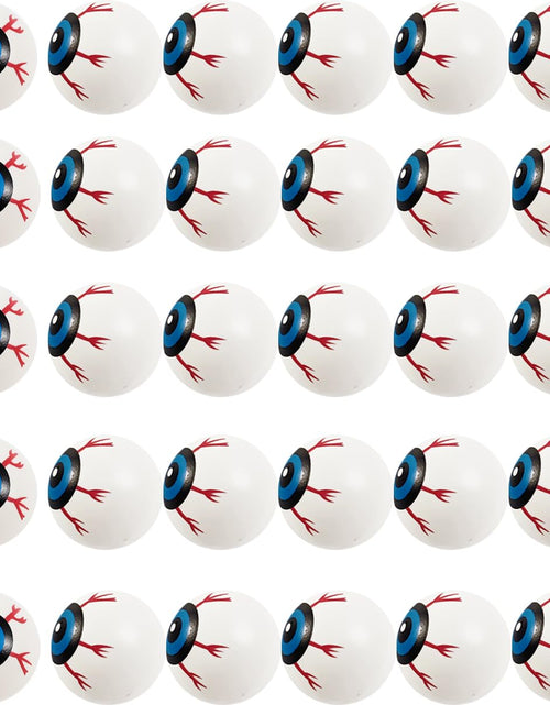 Cargar imagen en el visor de la galería, GXXMEI 30PCS Plastic Halloween Eyeballs Scary Ping Pong Eyeballs for Kids Toys 1.5In Fake Eye Balls Beer Pong for Halloween Party Favors Goody Bag Fillers Terror Props
