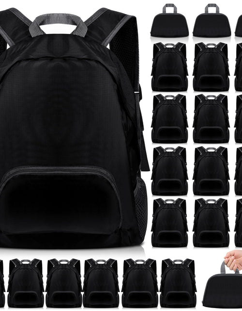Load image into Gallery viewer, Dunzy 24 Pcs Backpack Bulk 20l Foldable Backpacks Basic Back Packs for Travel Camping
