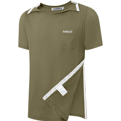 Post Shoulder Surgery Recovery Shirt Comfy Recovery Wear After Surgery Short Sleeve Shirts Full Open Side Snap Chemo & Dialysis Friendly Green