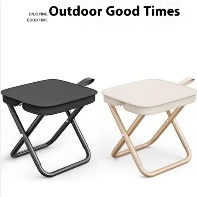 Tabouret de poche d'extérieur portable