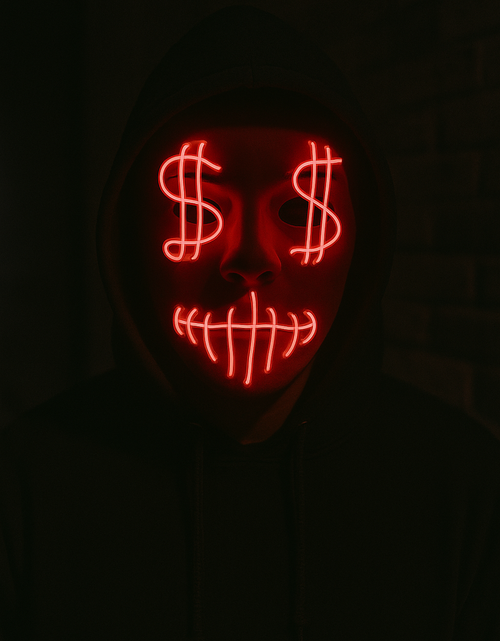 Load image into Gallery viewer, Dollar Sign Party Mask
