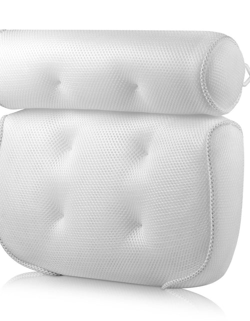 Cargar imagen en el visor de la galería, 3D Mesh Spa Bath Pillow with 6 Suction Cups for Support
