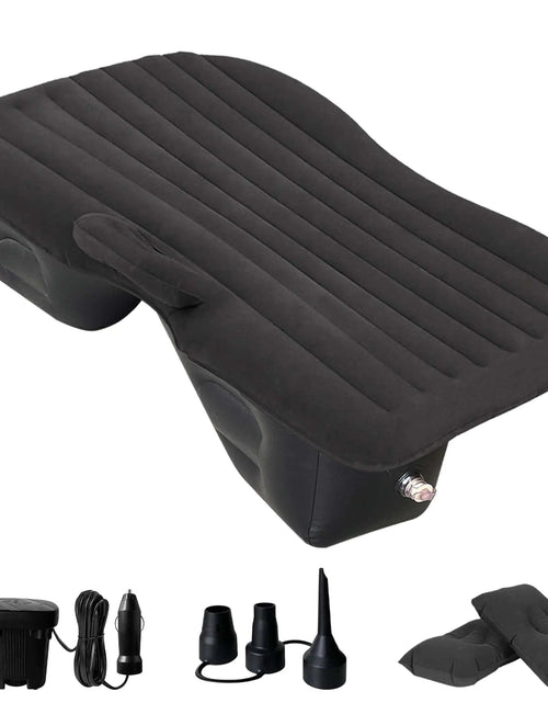 Load image into Gallery viewer, HNXKB SUV Air Mattress Car - Thickened X Inflatable car air Mattress Back seat for Sleeping Pad Car Mattress Back Portable Integrated SUV Camping Bed with 2-in-1 Air Pump Pillows X Carry Bag(Black)
