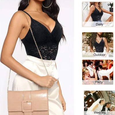 Women's Lace Body Shaping Corset – Beautiful Back Shapewear Jumpsuit