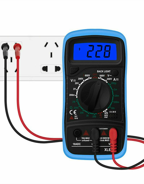 Load image into Gallery viewer, Digital Multimeter AC DC Voltmeter Ammeter Ohmmeter Volt Tester Meter XL830L USA
