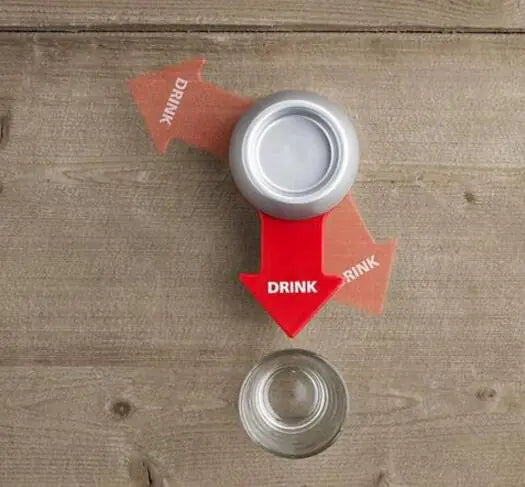Drinking Spinner with Arrow - Fun Drinking Game