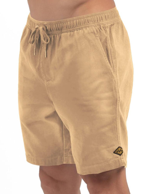 Load image into Gallery viewer, Billabong Big and Tall Shorts for Men – Casual Lounge Cotton Stretch Shorts Loose Fit Baggy Oversized Shorts Khaki
