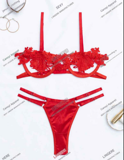 Load image into Gallery viewer, Lace Overlay Bustier Set - Lingerie Collection
