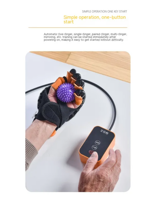 Load image into Gallery viewer, Electric Stroke Recovery Hand Therapy Gloves
