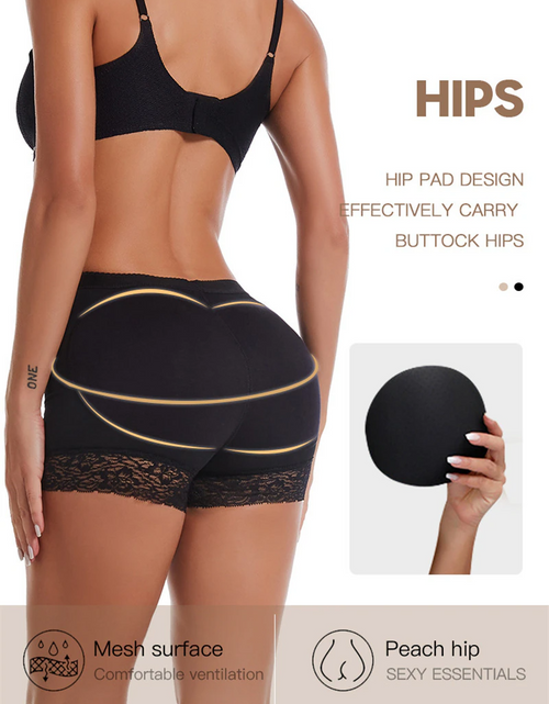 Load image into Gallery viewer, Booty Shaper Padded Underwear Panty Women's FAKE ASS Butt Lifter &amp; Hip Enhancer
