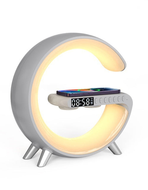 Charger l'image dans la visionneuse de galerie, New Intelligent G Shaped LED Lamp Bluetooth Speake Wireless Charger Atmosphere Lamp App Control For Bedroom Home Decor
