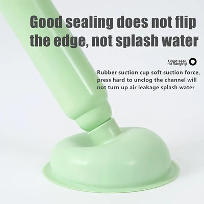 High Pressure Toilet Plunger for Bathroom & Kitchen Cleaning