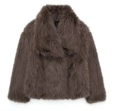 Load image into Gallery viewer, Winter Faux Fur Jacket
