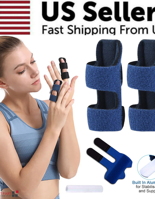 Load image into Gallery viewer, Adjustable Trigger Finger Splint Straightener Corrector Brace Support Protector
