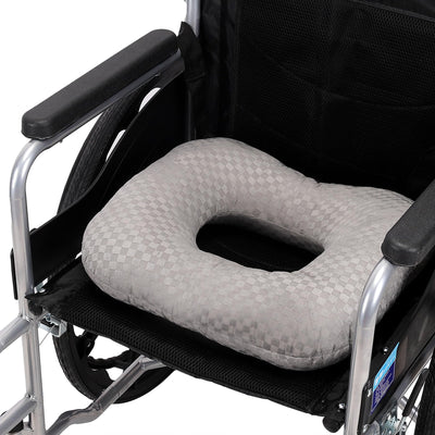 Cojines Antideslizantes para Silla de Ruedas, Cojines para Escaras para Glúteos, Almohada Ortopédica Ergonómica de Donut de Innovations, Cojín Médico de Asiento para Ciática, Espalda y Coxis, Úlceras por Presión (Gris)