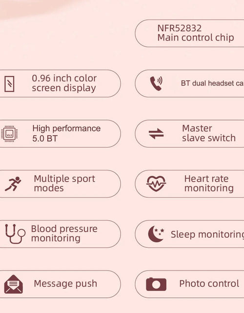 Charger l'image dans la visionneuse de galerie, Montre intelligente 2-en-1 et écouteurs sans fil pour le sport

