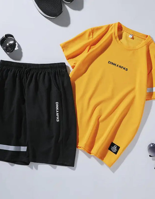 Load image into Gallery viewer, Men&#39;s Sportswear Two-Piece Running Gym Outfit
