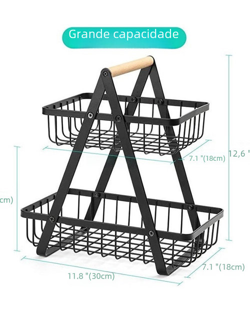 Load image into Gallery viewer, Nordic Iron Fruit Basket
