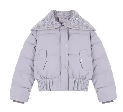 Veste à revers d'hiver