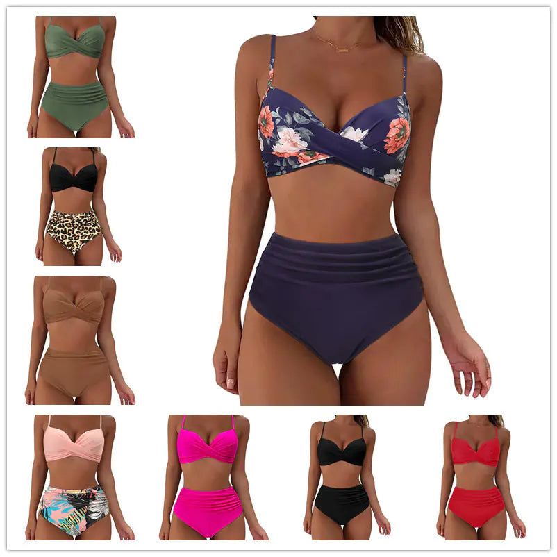 2023 Women's Sexy Cross Back Bikini Swimwear