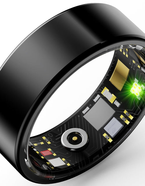 Charger l'image dans la visionneuse de galerie, Smart Ring for Men Smart Ring Women Blood Pressure Heart Rate Monitor Fitness Tracker Health Ring Sleep Tracker Pedometer Calories Step Counter Waterproof Activity Ring Compatible with iOS Android
