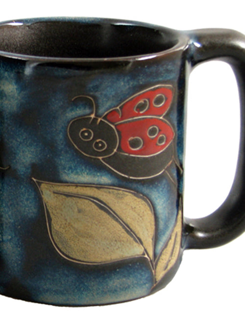 Load image into Gallery viewer, Mara Stoneware Mug - Lady Bug - 16 oz
