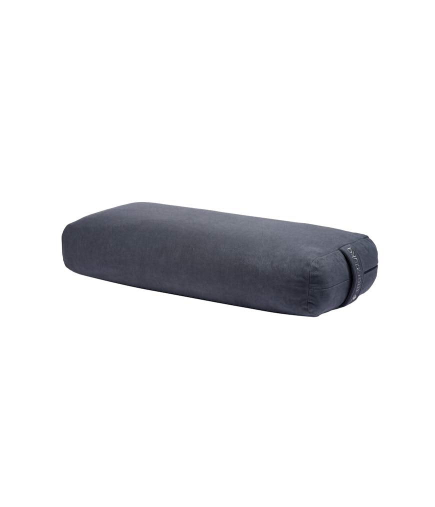 Traversin Manduka enlight - Oreiller de yoga avec housse en microfibre lavable en machine, conception incurvée pour un soutien optimal pendant l'entraînement et la méditation, équipement de yoga et de Pilates