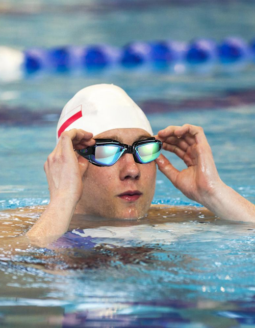 Load image into Gallery viewer, Clear Comfortable Swimming Goggles UV- Anti-Fog Swim Glasses Mirror Adult &amp; Kids

