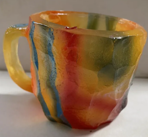 Load image into Gallery viewer, 400ml Resin Mineral Crystal Coffee Mugs
