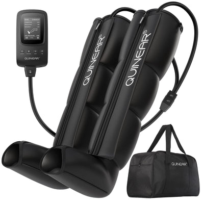 QUINEAR Air Compression Recovery System Professional Sequential Device for Massage Therapy Foot and Leg Recovery Boots to Improve Circulation for Athletes (Large)
