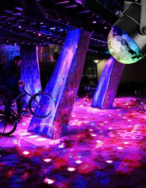 Cargar imagen en el visor de la galería, Luces de discoteca, estroboscópicas, LED, bola de DJ, bombilla activada por sonido, lámpara de decoración para baile
