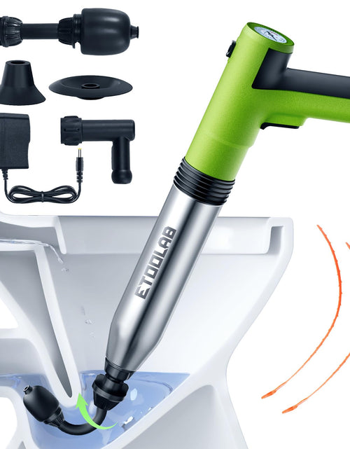 Load image into Gallery viewer, etoolab [Unclog In One Shot] Electric Toilet PlungerRemover For BathroomKitchen Pipes ClogHigh Pressure Air Plungers For Bathroom Heavy Duty
