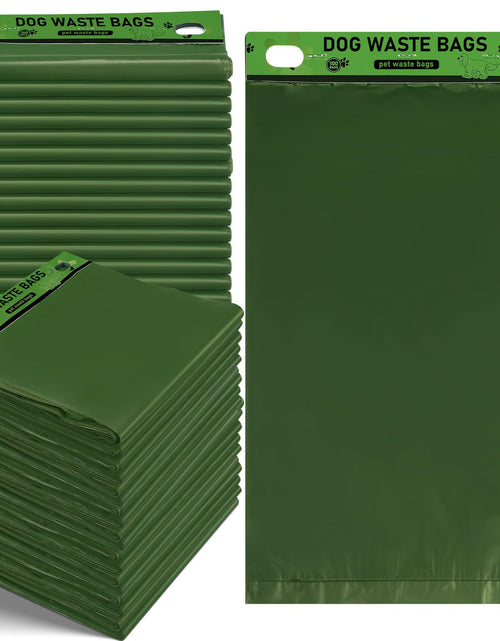 Load image into Gallery viewer, Ireer 5000 Pcs Header Bag Bulk Dog Pet Waste Bags Bulk Poop LeakProof Dog Bags Easy Single Pull Bags for Poop Dog Waste Station Fit Hang Hole Dispenser Pet Waste Bag for Home Outdoor (Green)
