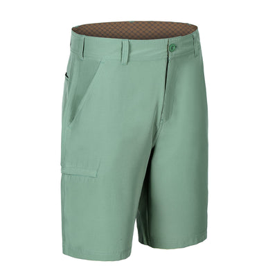 Xmgelp Mens Shorts Golf Shorts Men 9 Inch Stretch Dress Casual Work Flat Front Shorts with 5 Pockets Green 30