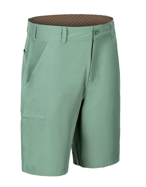 Load image into Gallery viewer, Xmgelp Mens Shorts Golf Shorts Men 9 Inch Stretch Dress Casual Work Flat Front Shorts with 5 Pockets Green 30
