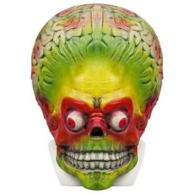 Lyxaof Mars Attacks Mask Realistic Brain Alien Mask Full Head Monster Headwear Scary Halloween Cosplay Costume Prop for Adult (Alien Brain)