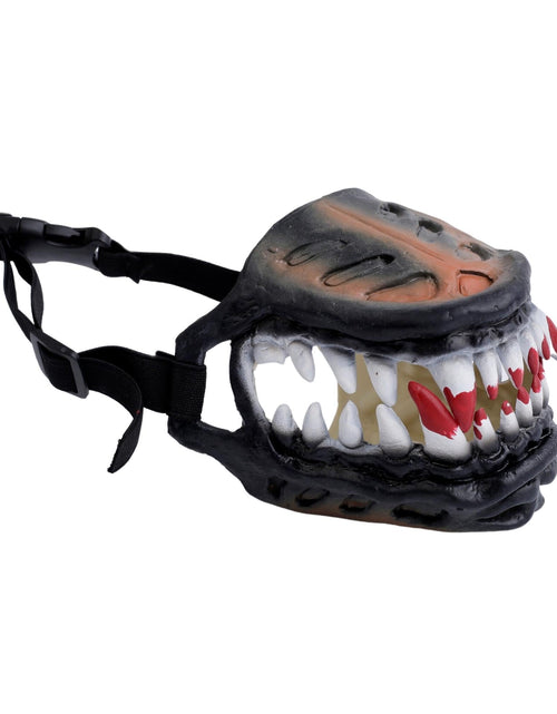 Load image into Gallery viewer, (1PCS) Scary Werewolf Dog Muzzle with Large Teeth - Colorful Zombie Mask Bane Hilarious Costume for Halloween | This Might Be The Funny &amp; Coolest Your Dog Will Ever Wear!
