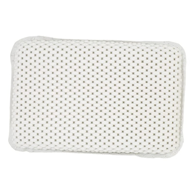 Oreiller de bain en mousse Bath Biss Spa | Ventouse | Baignoire | Support tête et cou | Coussin relaxant | Blanc